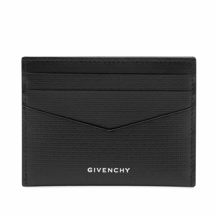 Photo: Givenchy Men's Classic 4G Leather Card Holder in Black