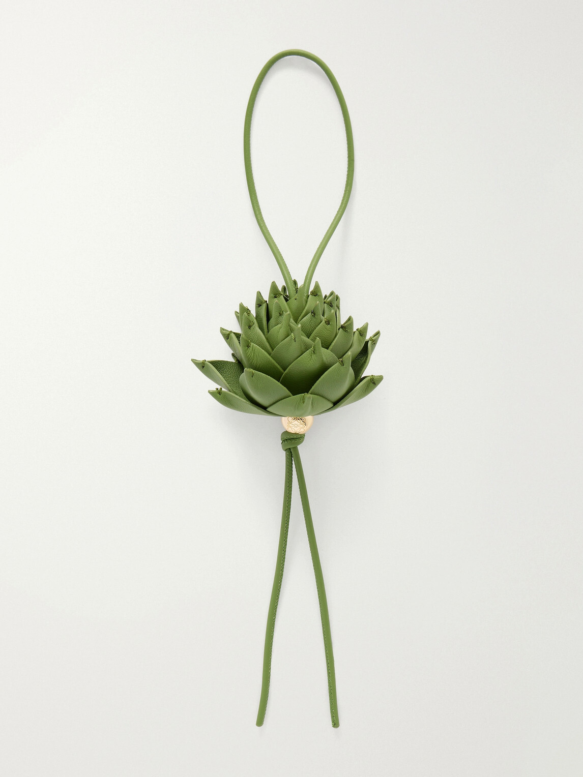 LOEWE - Paula's Ibiza Artichoke Leather and Gold-Tone Bag Charm