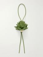 LOEWE - Paula's Ibiza Artichoke Leather and Gold-Tone Bag Charm