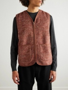 A Kind Of Guise - Valur Brushed Virgin Wool-Blend Gilet - Brown