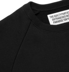 Wacko Maria - Daidō Moriyama Printed Loopback Cotton-Jersey Sweatshirt - Men - Black