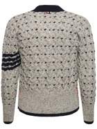 THOM BROWNE All Over Cable Stitch Classic Cardigan