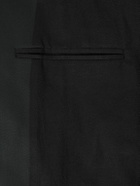 AMI PARIS - Wool-Tricotine Blazer - Black