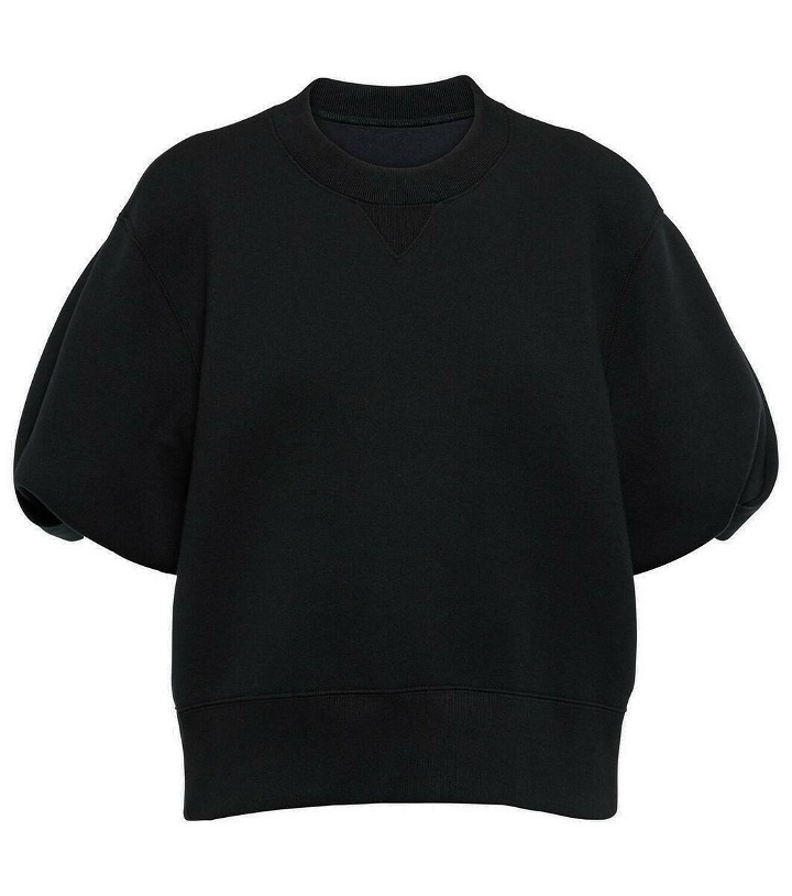 Photo: Sacai Cotton-blend jersey sweatshirt