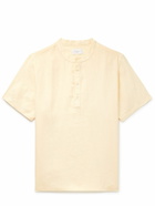 Onia - Linen Grandad-Collar Shirt - Yellow