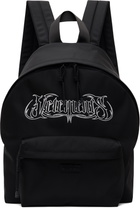 VETEMENTS Black Metal Logo Backpack