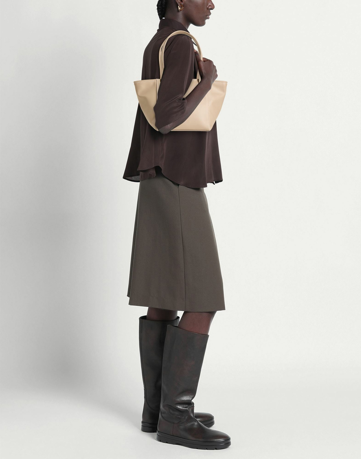 By Far Womens Handbag Light brown