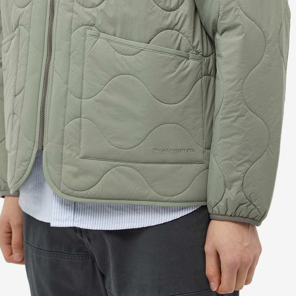 thisisneverthat Men's POLARTEC® Reversible Quilted Jacket in Sage