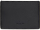 Valentino Garavani Black 'VLTN' Card Holder