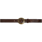 Dsquared2 Brown Oval Buckle Belt