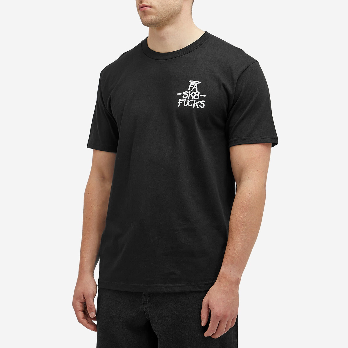 Fucking Awesome Men's SK8 Fucks T-Shirt in Black