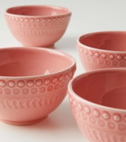 Bordallo Pinheiro Fantasia set of 4 ceramic bowls