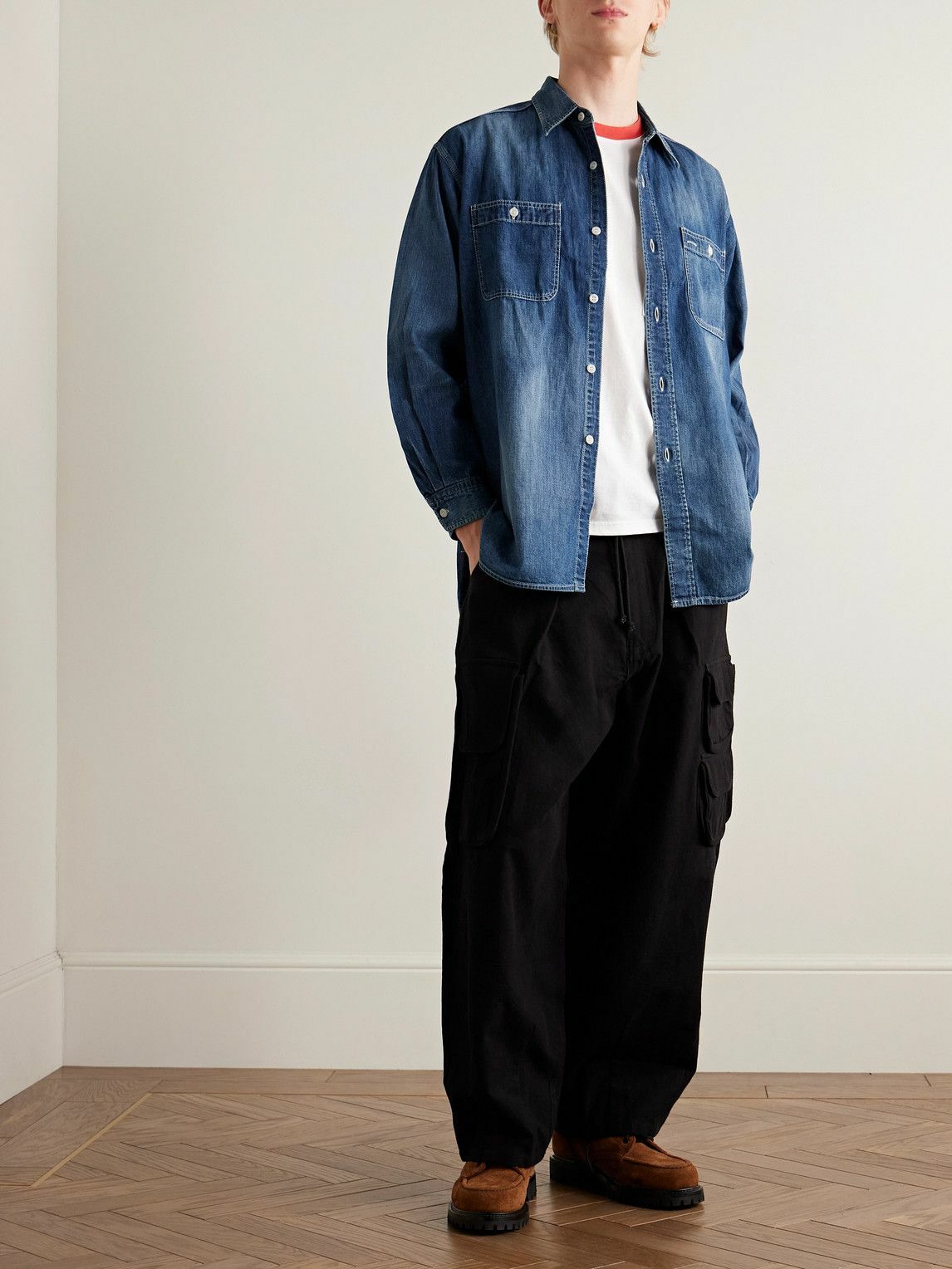 Beams Plus - Denim Shirt - Blue