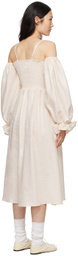 Sleeper Off-White Cancan Maxi Dress