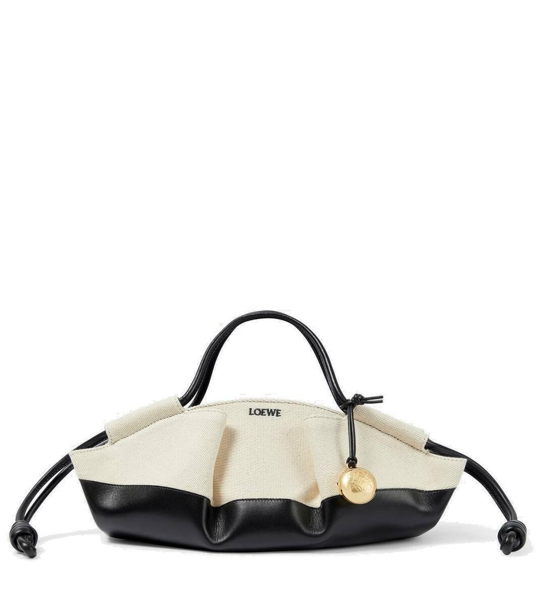 Loewe Paseo Small canvas and leather tote bag Loewe