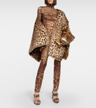 Dolce&Gabbana - x Kim leopard-print silk-blend jumpsuit