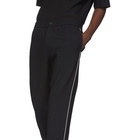 Solid Homme Black Piping Trousers