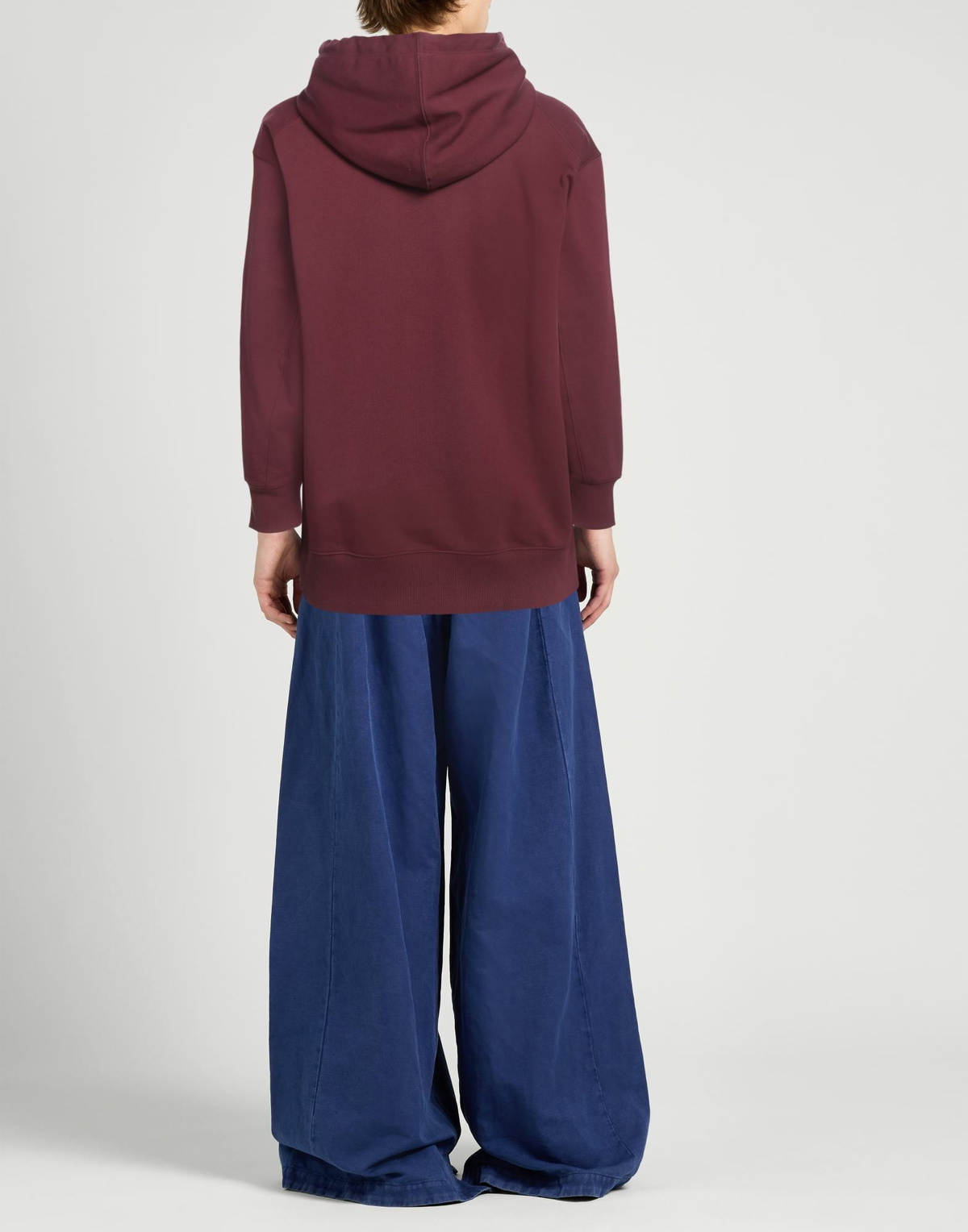Y-3 Mens Sweatshirt Burgundy