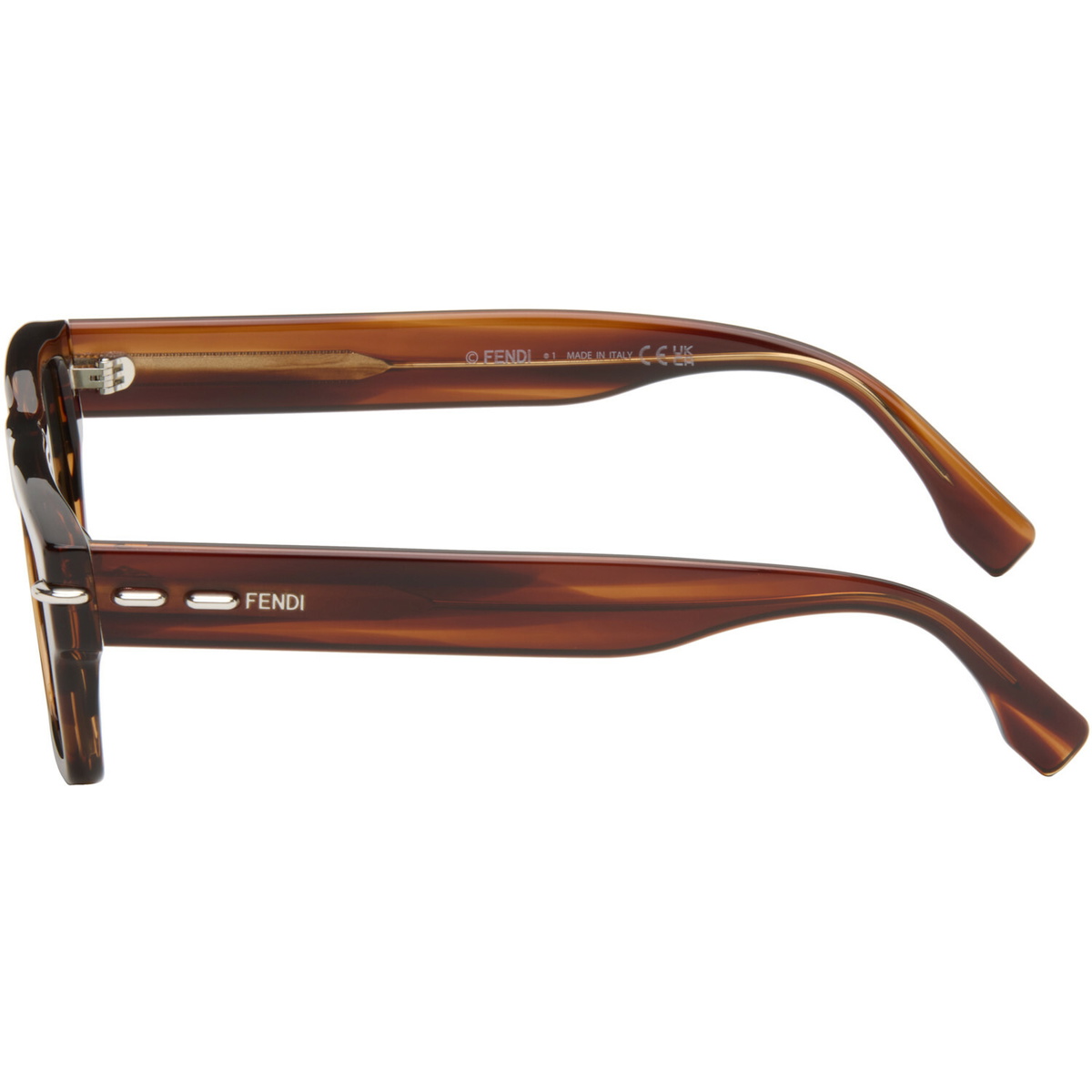 Fendi Brown 'Fendi Selleria' Sunglasses