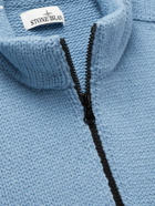Stone Island - Logo-Appliquéd Wool-Blend Gilet - Blue