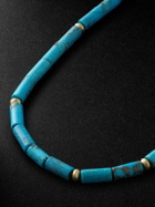 Jacquie Aiche - Gold Turquoise Beaded Necklace