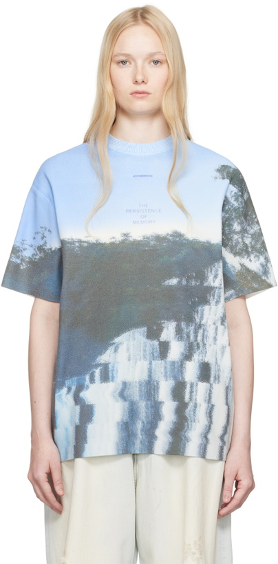 Photo: ADER error Blue Half Sleeve Knit Product. 61 T-shirt