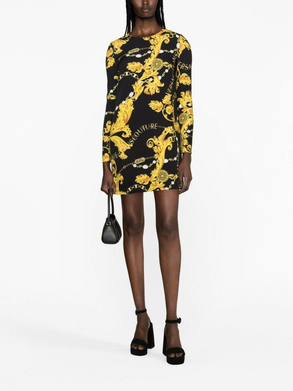 【関税込み】Versace Jeans Couture ロングドレス VERSACE JEANS COUTURE - Dress With Print Versace