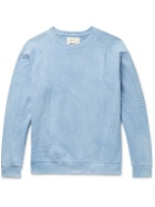 11.11/eleven eleven - Bandhani-Dyed Organic Cotton-Jersey Sweatshirt - Blue