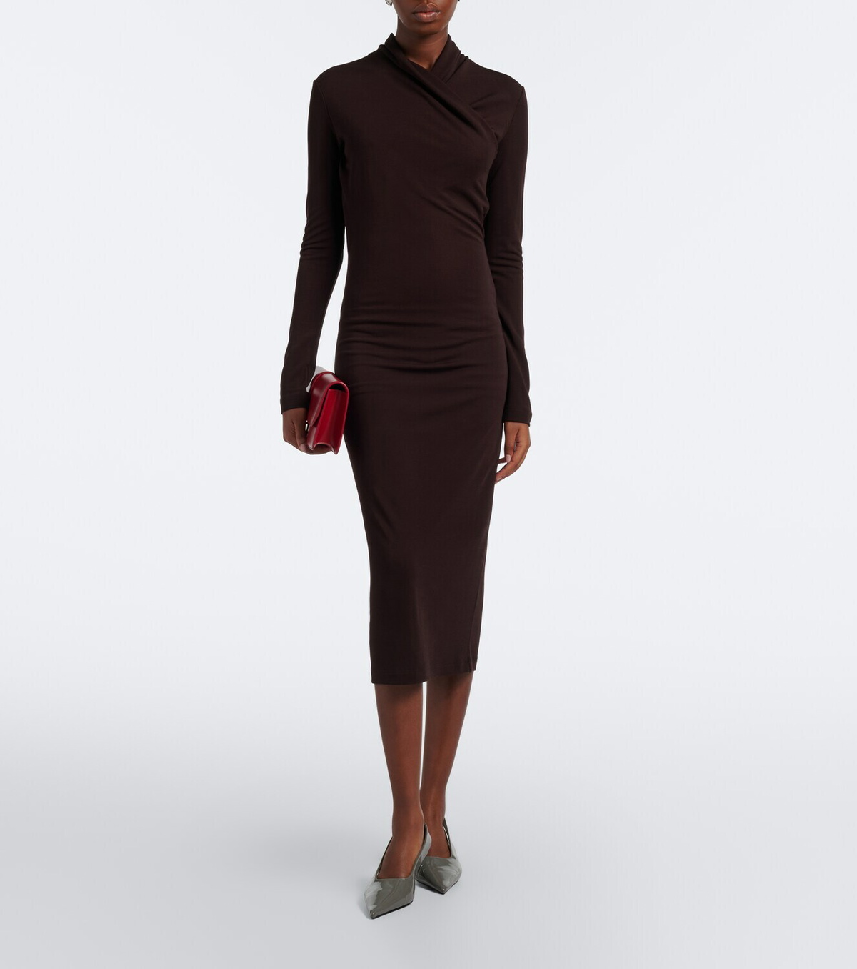 Max Mara Jersey midi dress
