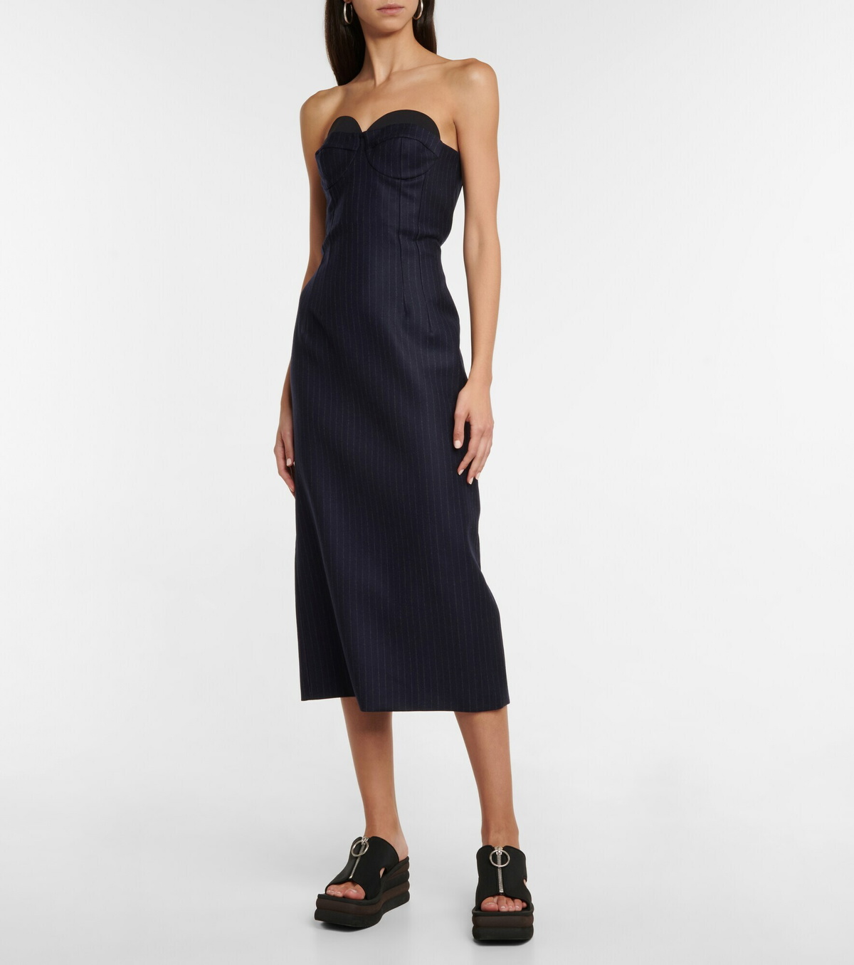 ワンピース SPORTMAX BAMBINA DRESS Sportmax Bambina Dress in Black | FWRD