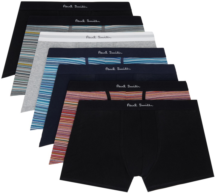 Photo: Paul Smith Seven-Pack Multicolor Boxer Briefs