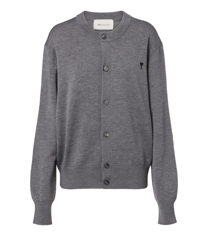 Photo: Ami Paris Ami de Cœur wool cardigan