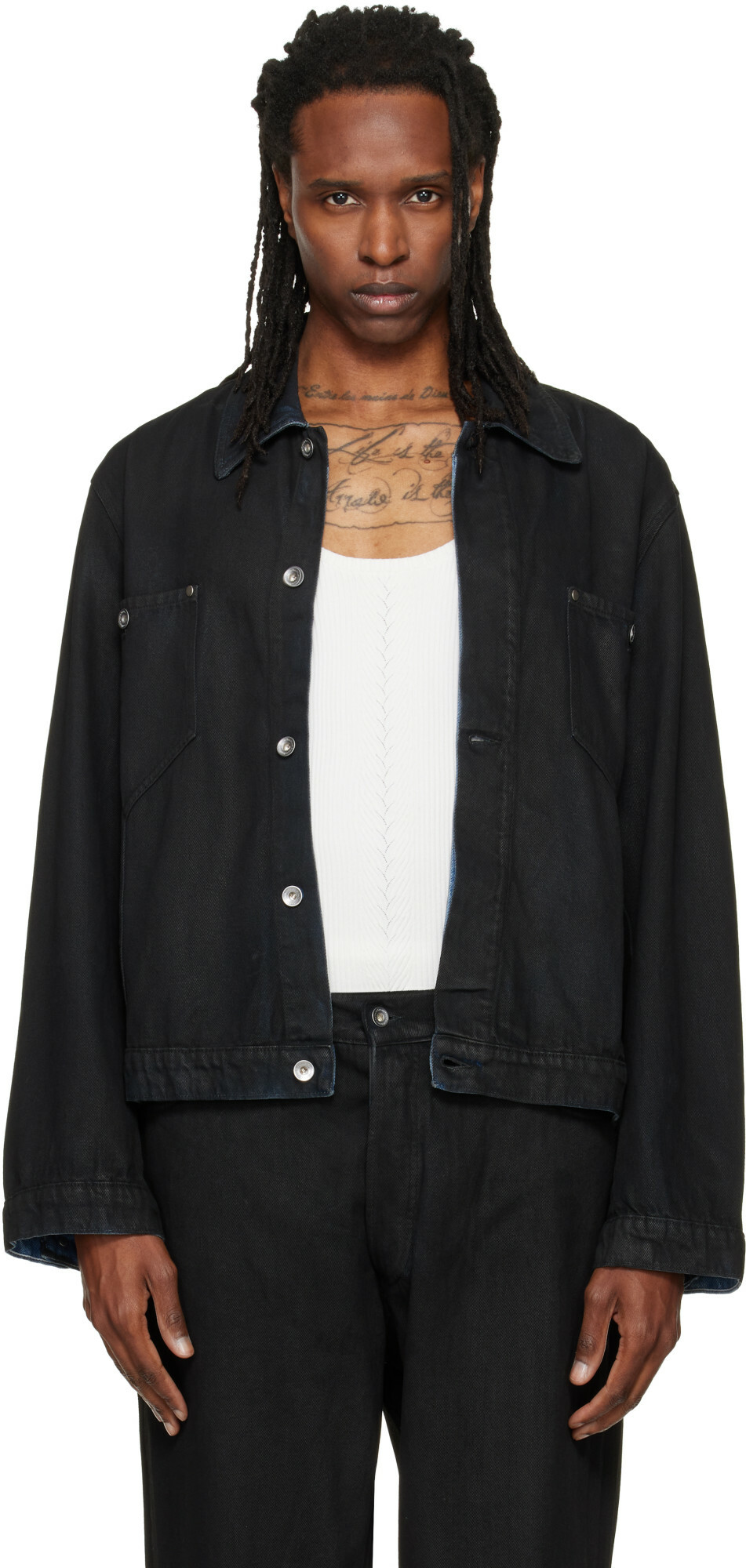 YMC Black Loft Denim Jacket