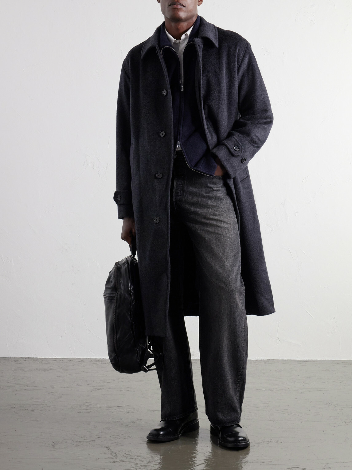 Officine Creative - Recruit/19 Full-Grain Leather Backpack - Black