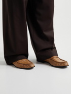 The Row - Leather Loafers - Brown