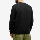 POP Trading Company Men's Initials Knitted Crewneck in Black