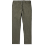 Altea - Dumbo Slim-Fit Tapered Cotton-Blend Twill Trousers - Green