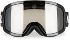 Moncler Grenoble Black Shiny Photochromic Smoke Ski Goggles