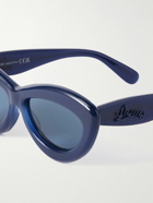 Loewe - Curvy Cat-Eye Acetate Sunglasses