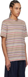 Paul Smith Multicolor Mixed 'Signature Stripe' T-shirt