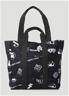 x Relevant Parties Record Tote Bag in Black