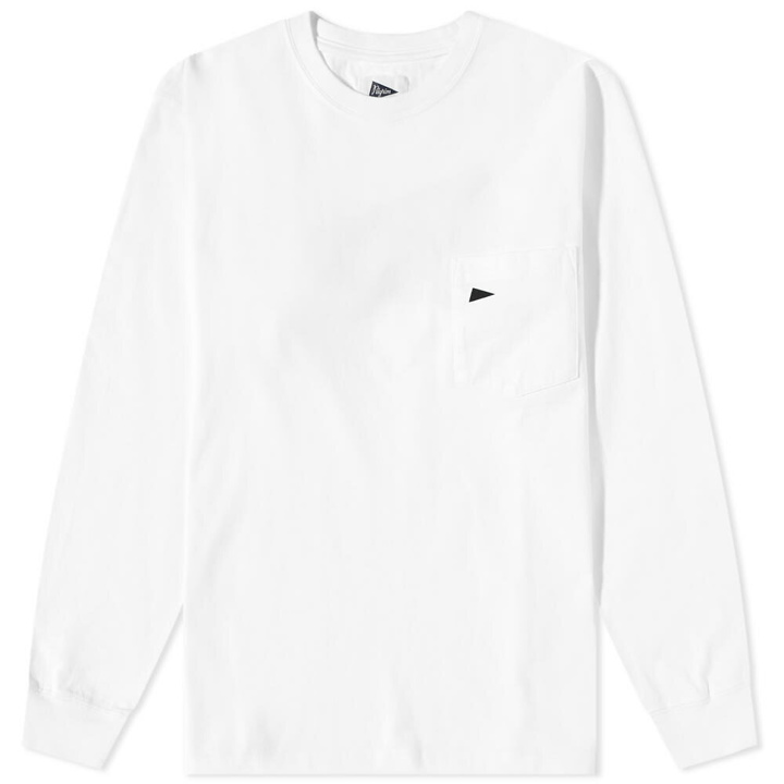 Photo: Pilgrim Surf + Supply Men's Team Pocket Long Sleeve T-Shirt in White/Black