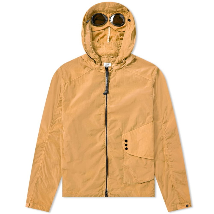 Photo: C.P. Company Chrome Goggle Hooded Shirt Jacket