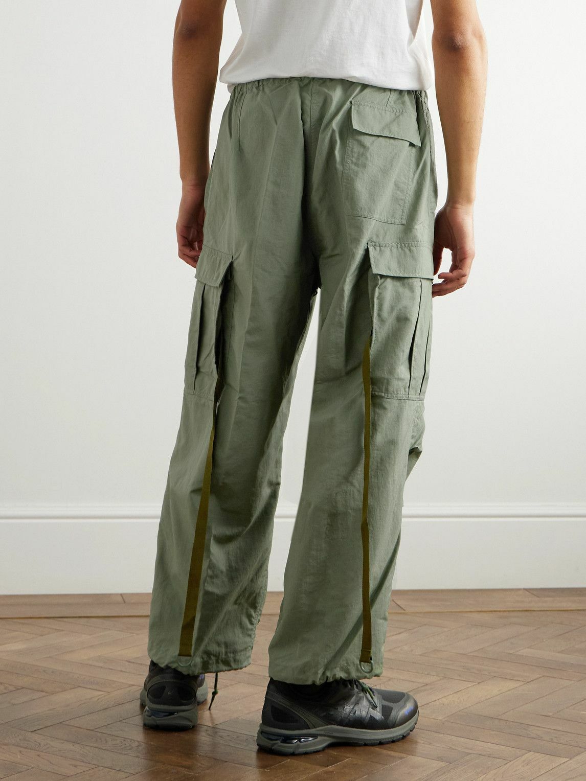 Beams Plus - Straight-Leg Nylon Cargo Trousers - Green Beams Plus