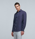 Frescobol Carioca Long-sleeved linen shirt