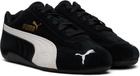 PUMA Black & White Speedcat OG Sneakers