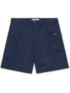 SMR Days - Calangute Herringbone Cotton-Twill Shorts - Blue