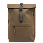 Rains Men's Rolltop Rucksack in Wood