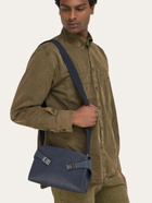 Ferragamo Mens Hug messenger bag in Blue
