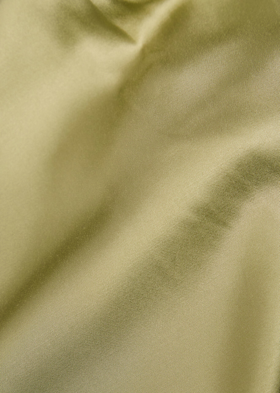 Day Birger ET Mikkelsen Fisher Fluid Satin Wide-leg Trousers Khaki